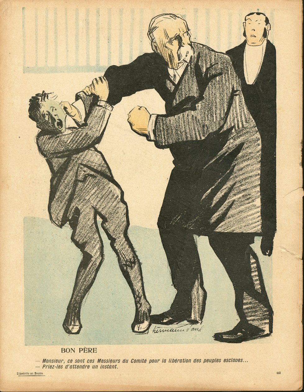 Smörtallriken, nummer 236, Satirisk i färger av Rene George Hermann Paul