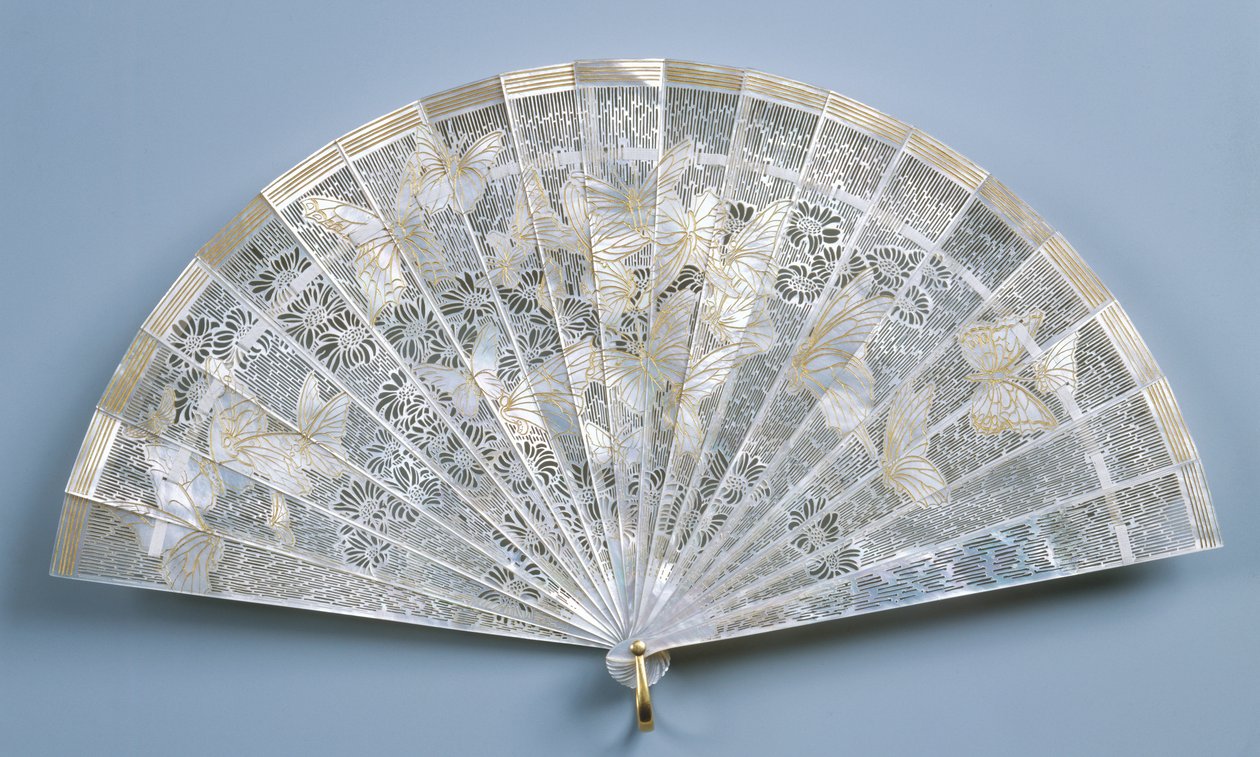 Fläkt, c. 1900. av Rene Jules Lalique