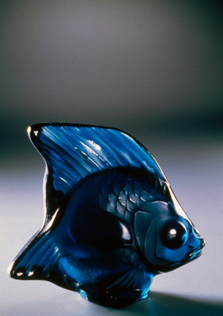 Fisk i glas av Rene Jules Lalique