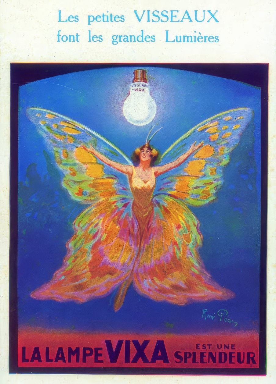 Visseaux-lampor av Rene Pean