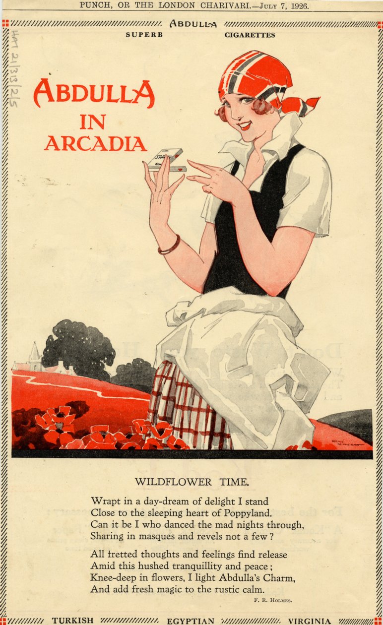 Abdulla cigaretter, 1926 av Rene Vincent