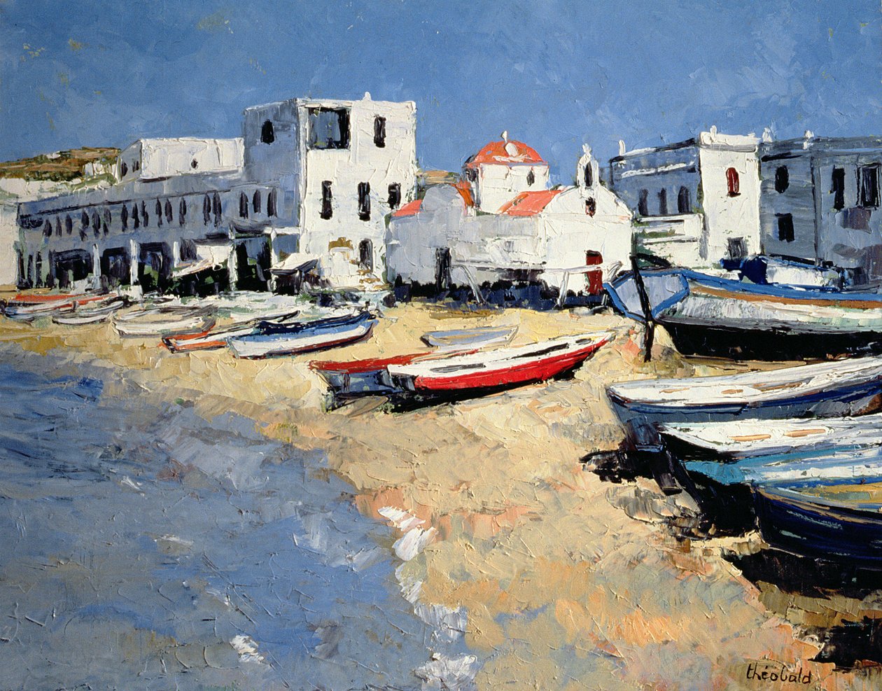 Mykonos kyrka av Renee Theobald