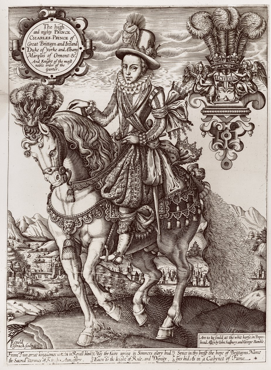 Charles I som prins av Wales till häst, från 