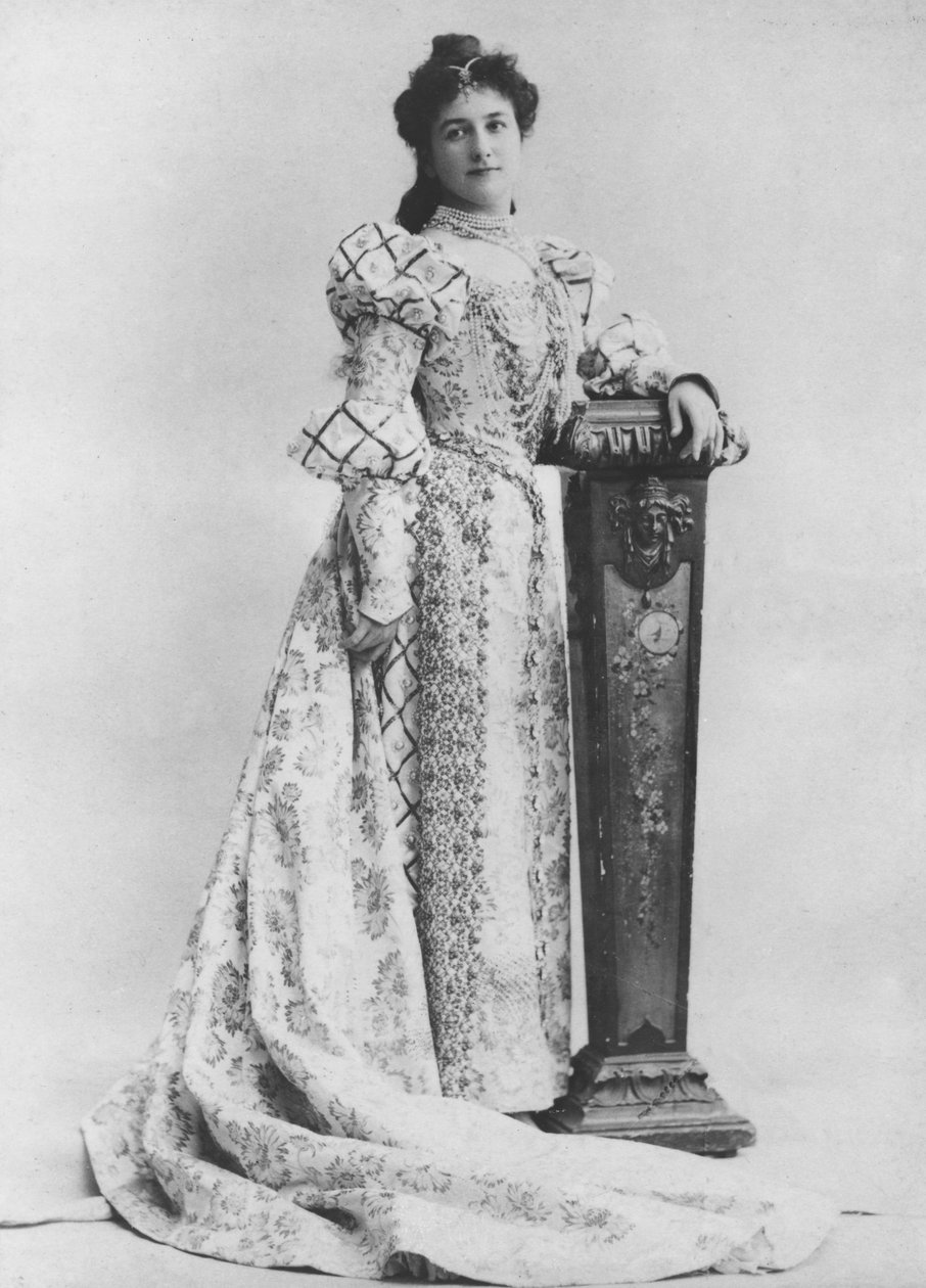 Porträtt av Sigrid Arnoldson av Reutlinger Studio