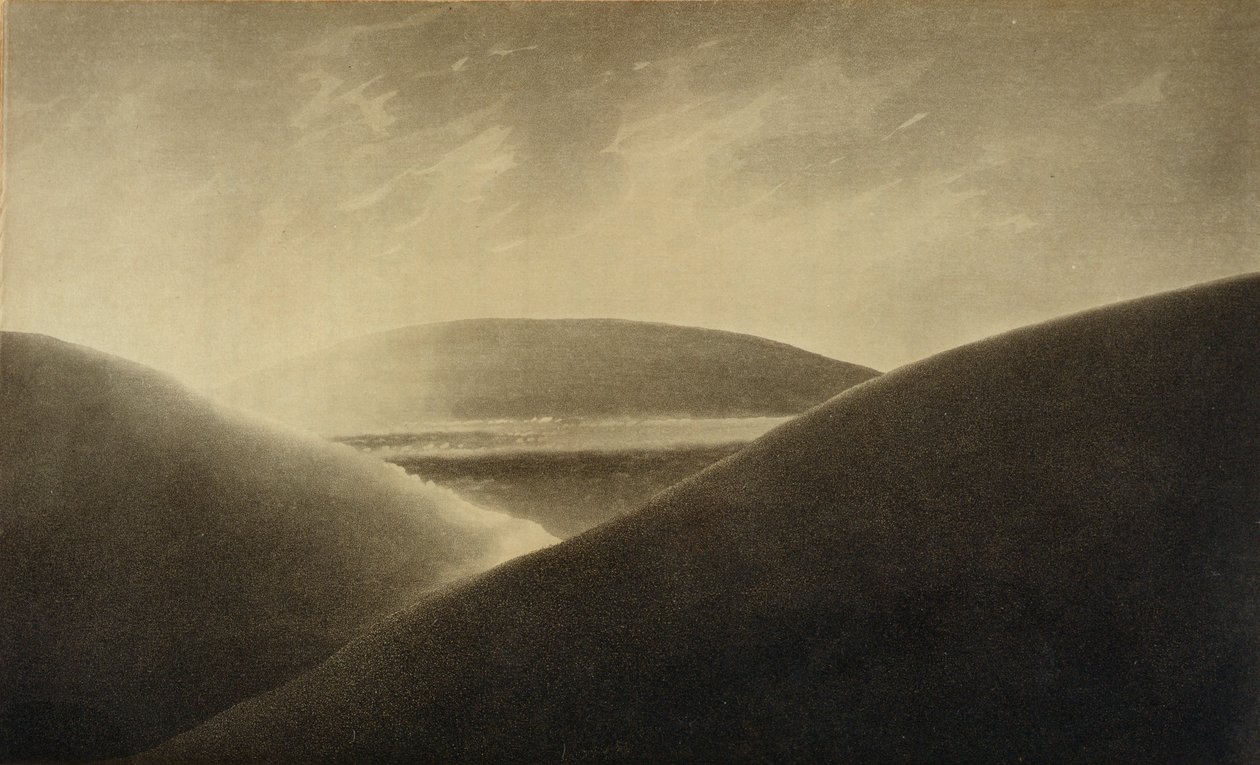 Illustration från "Tre essäer: om pittoresk skönhet, om pittoreska resor och om skissning...", 1792 (akvatint) av Rev. William Gilpin