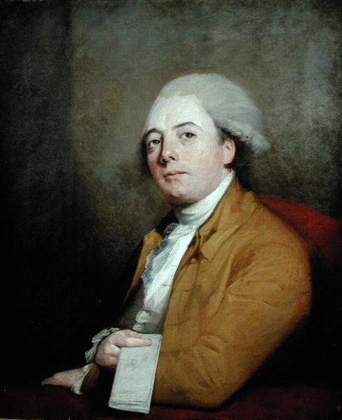 Porträtt av John William Hamilton (olja på duk) av Rev. Matthew William Peters