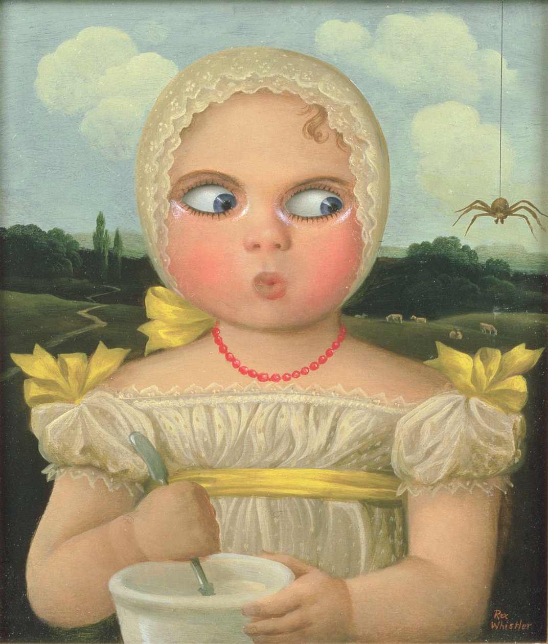 Little Miss Muffet (se 201739) av Rex Whistler