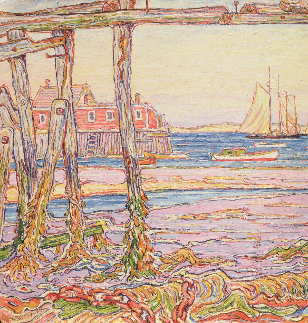 Lågvatten, Provincetown av Reynolds Beal