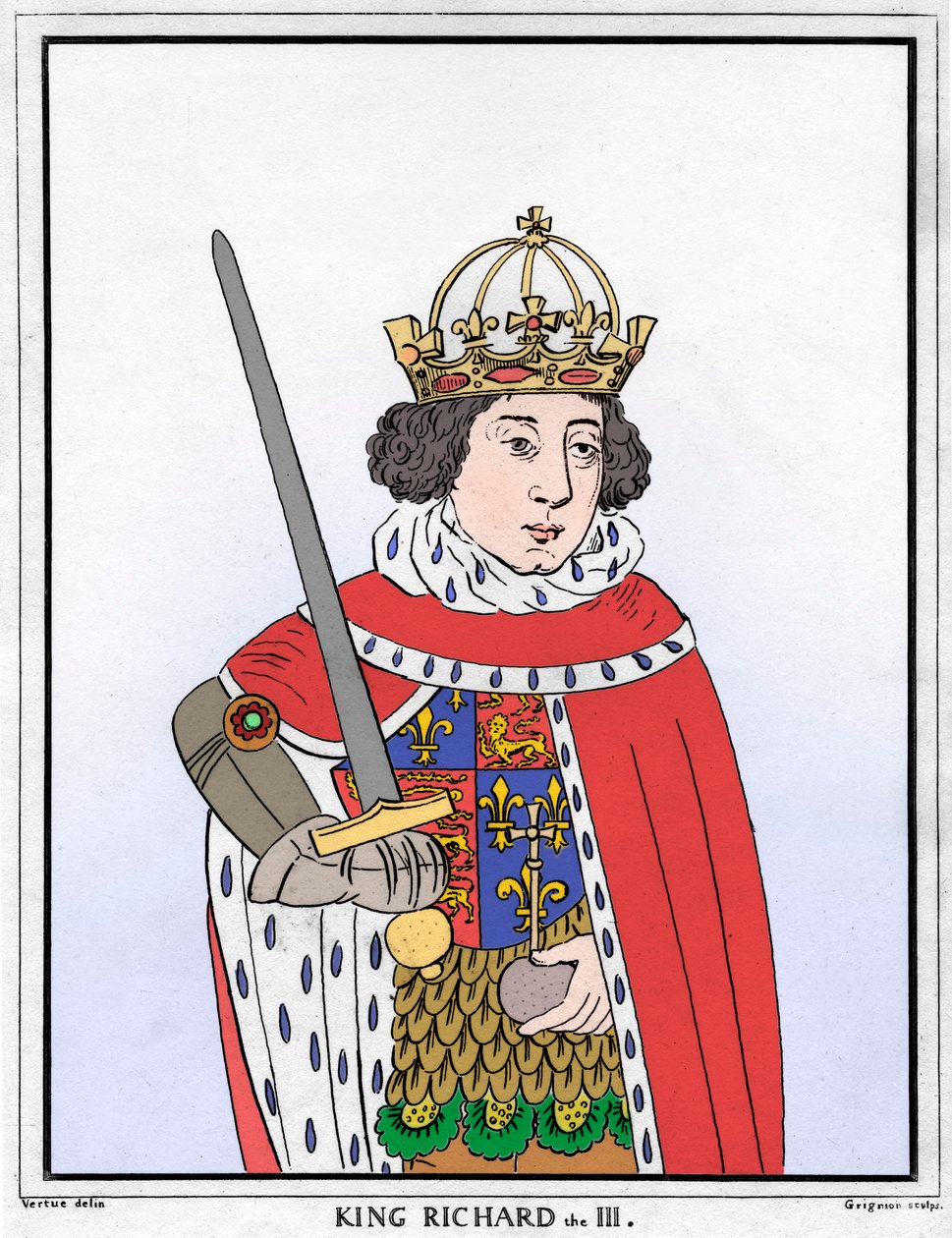 Richard III av England, 1700-talet av Reynolds Grignion
