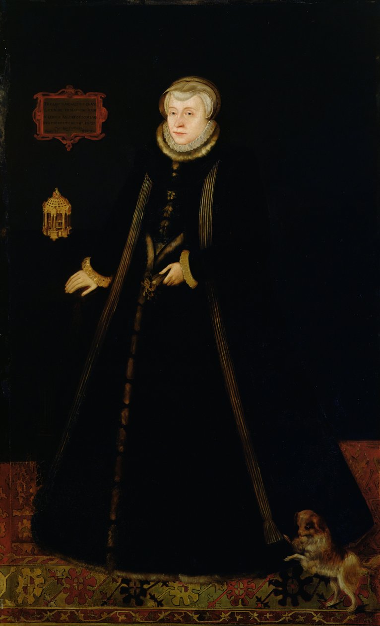 Porträtt av Lady Margaret Douglas (1515-78) grevinnan av Lennox, efter Daniel Mytens den äldre (c.1590-c.1648) (olja på duk) av Rhoda Sullivan