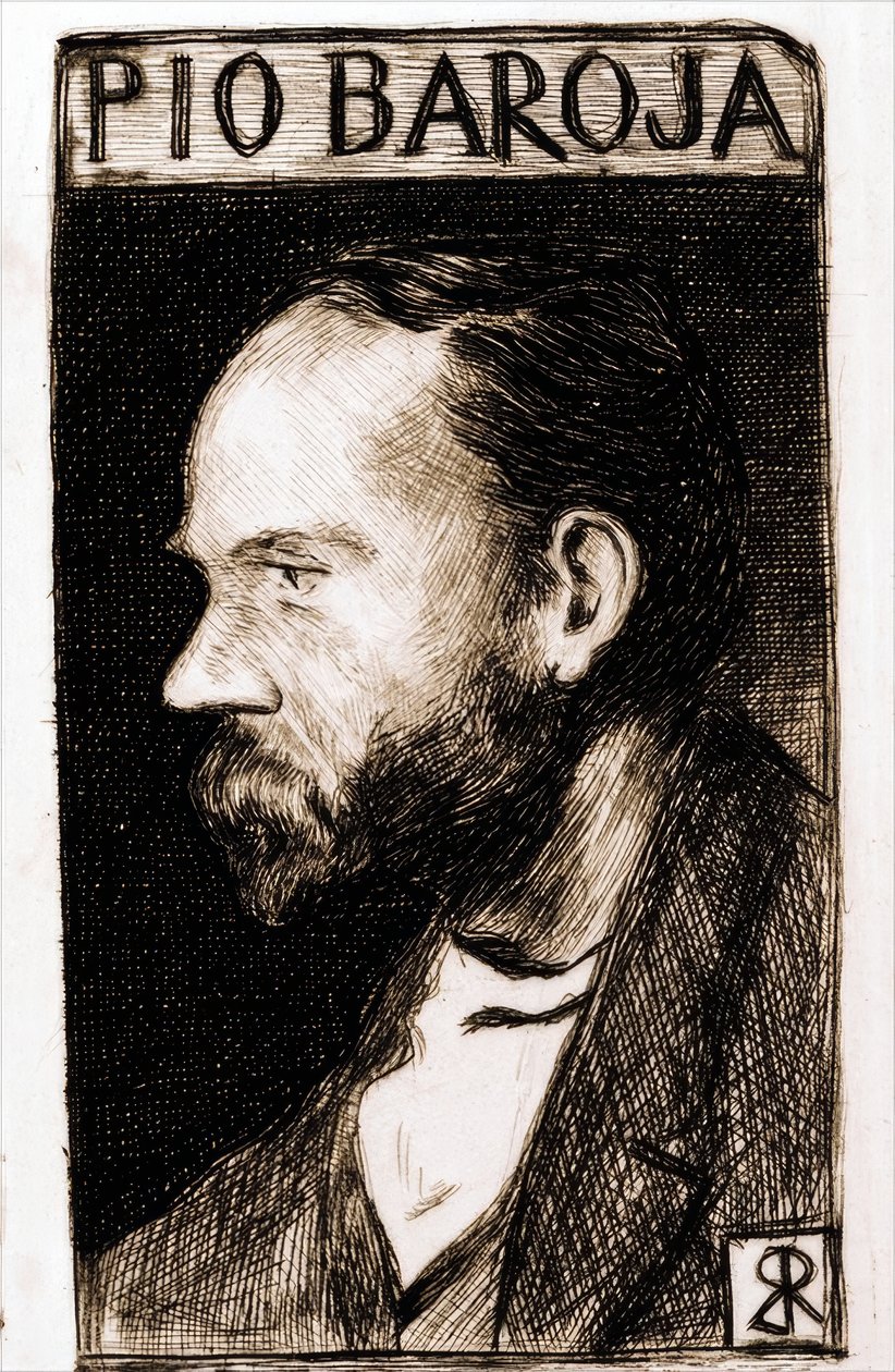 Ritning för "Ex Libris av Ricardo Baroja
