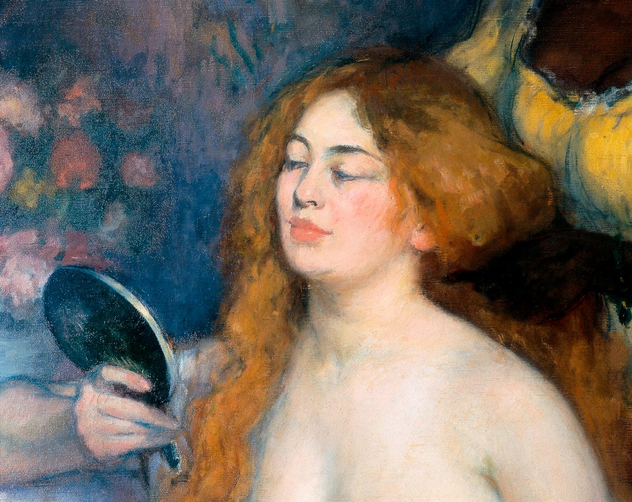 Toaletten, detalj. Målning av Ricard Canals i Llambi (1876-1931) av Ricardo Canals y Llambi