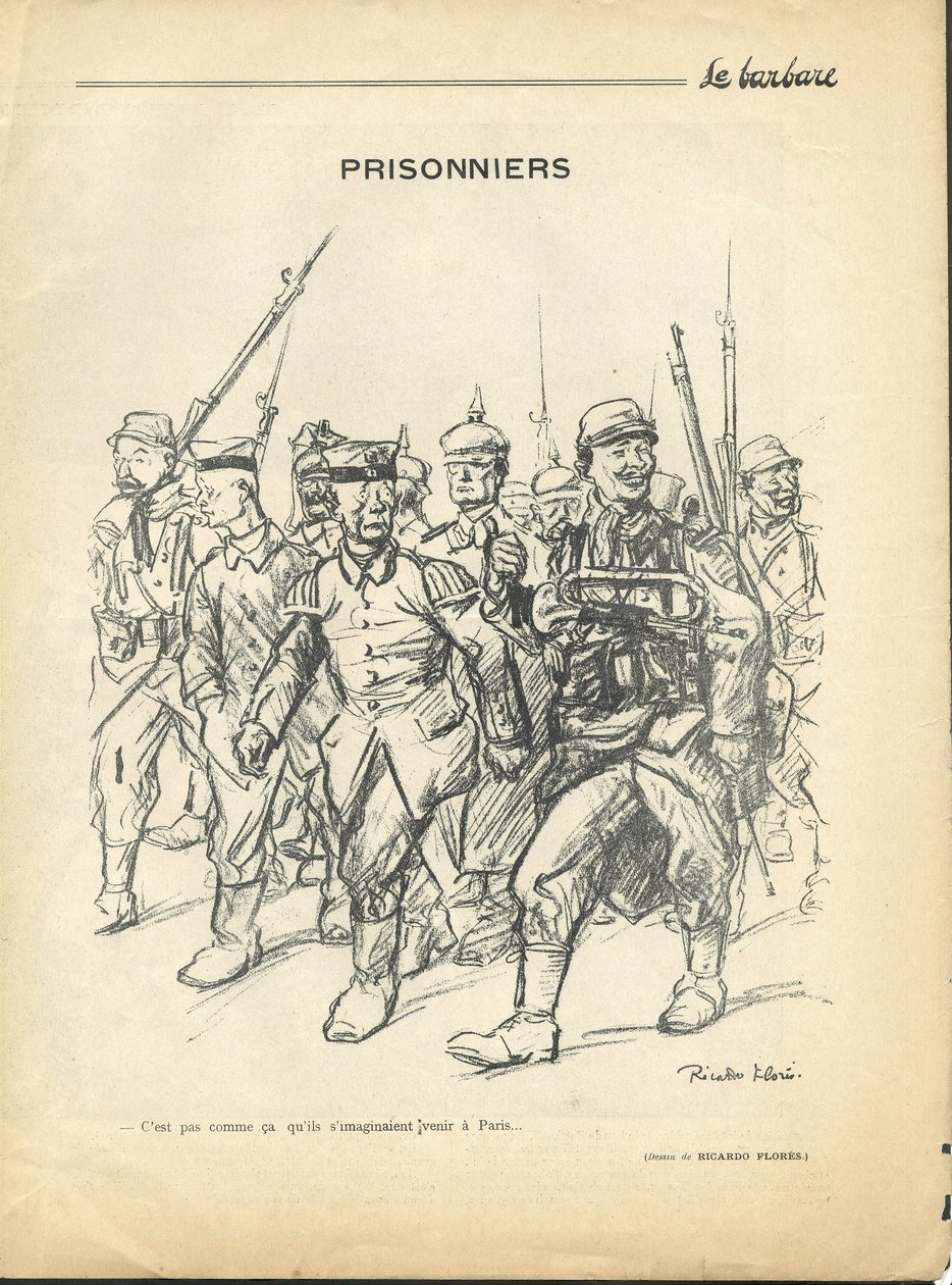 Illustration av Ricardo Flores (1878-1918) i The Barbarian, nr 4 av Ricardo Flores