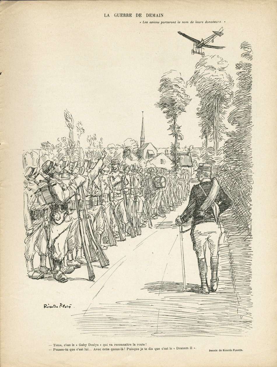 Illustration av Ricardo Flores (1878-1918) i Le Lire av Ricardo Flores