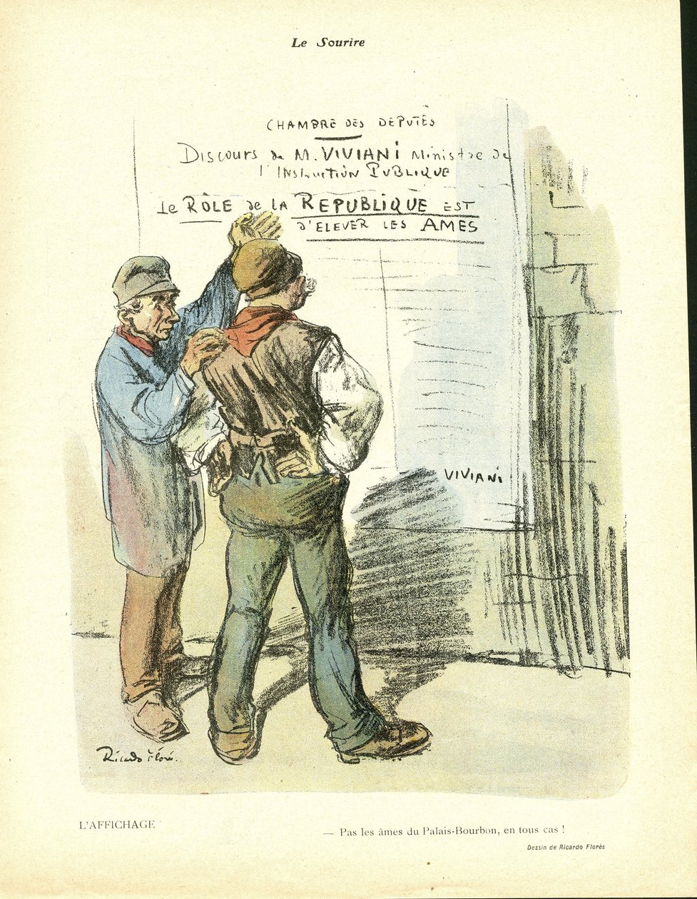 Illustration av Ricardo Flores (1878-1918) i Le Smile, nr 20 av Ricardo Flores