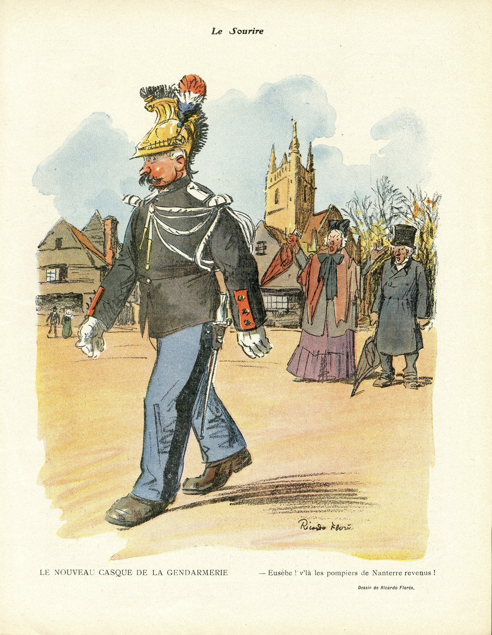 Illustration av Ricardo Flores (1878-1918) i Le Smile, nr. 3 av Ricardo Flores
