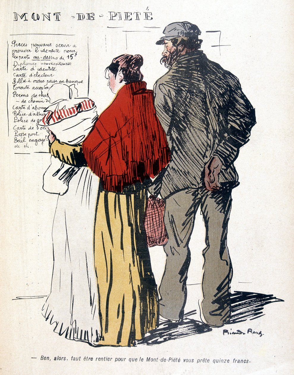 Le Mont-de-Piété av Ricardo Floors- i "" Tallrik med smör"" från 1905-06-03 av Ricardo Flores