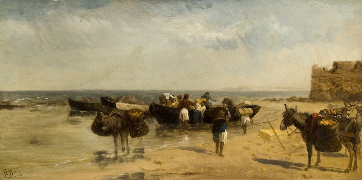 Fruktbåtar på Medelhavet av Richard Beavis