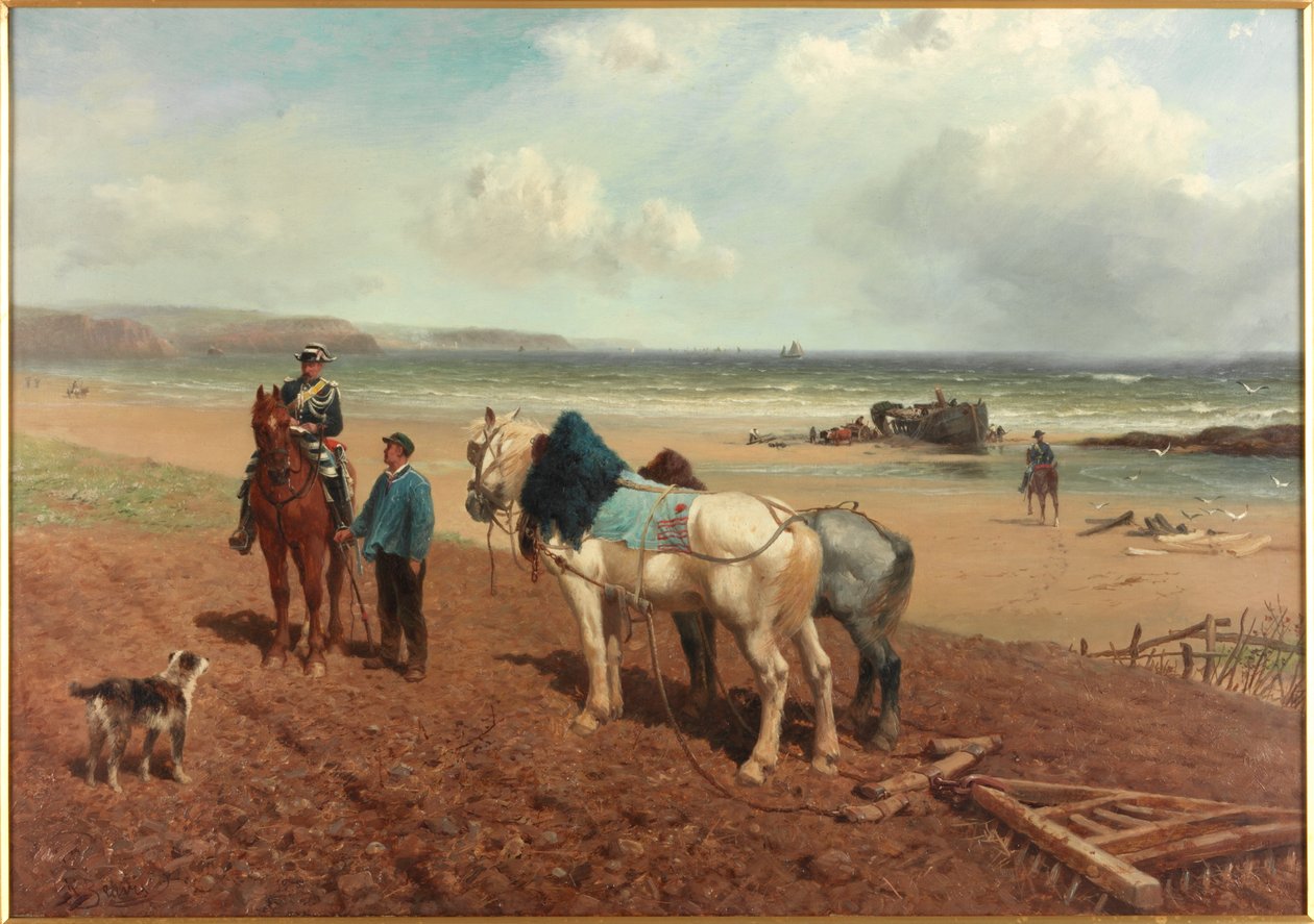 Historien om vraket, c.1872 av Richard Beavis