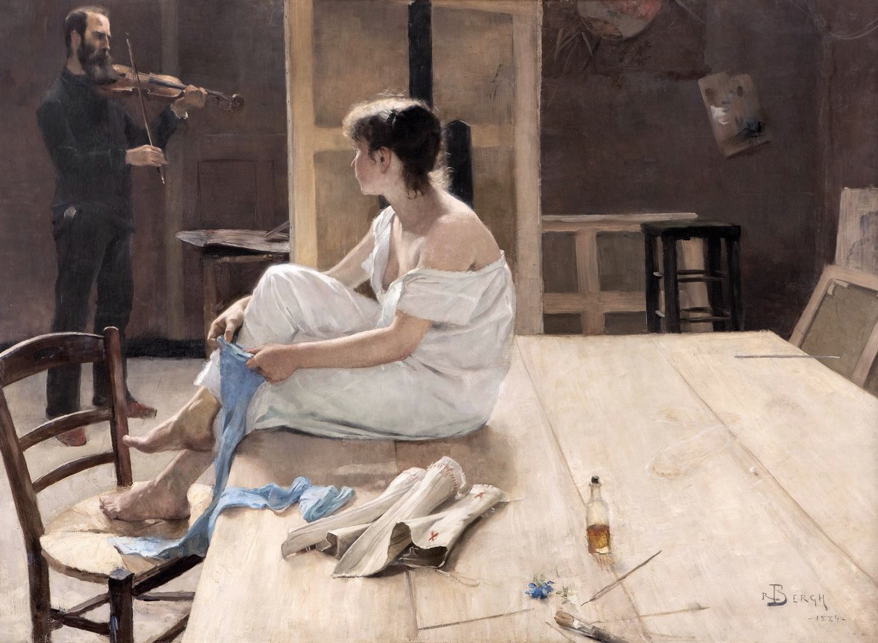 Completed Sitting not established  av Richard Bergh