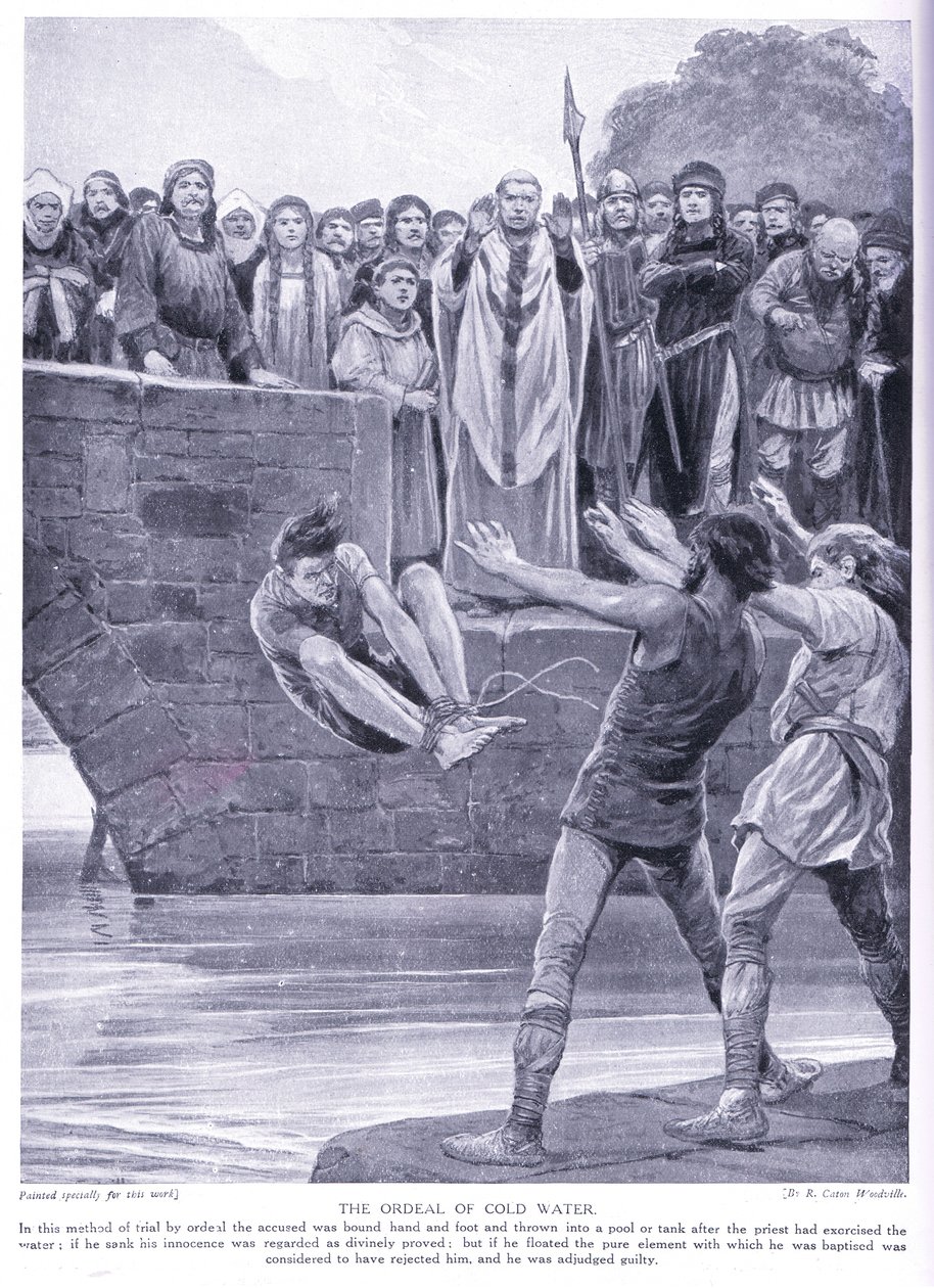 Prövning av kallt vatten, 1920-talet av Richard Caton Woodville junior