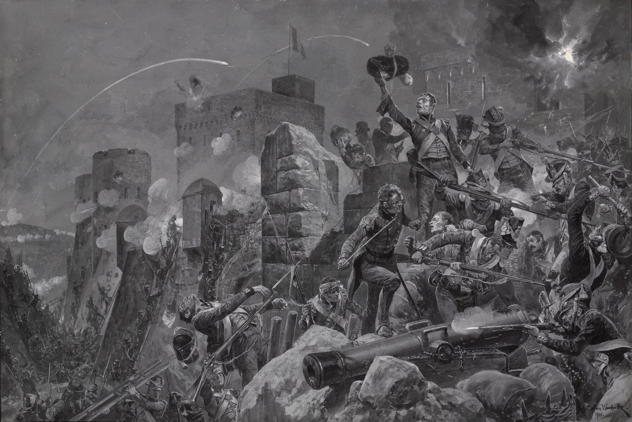 Djävulens egen, 1812, 1908 av Richard Caton Woodville junior