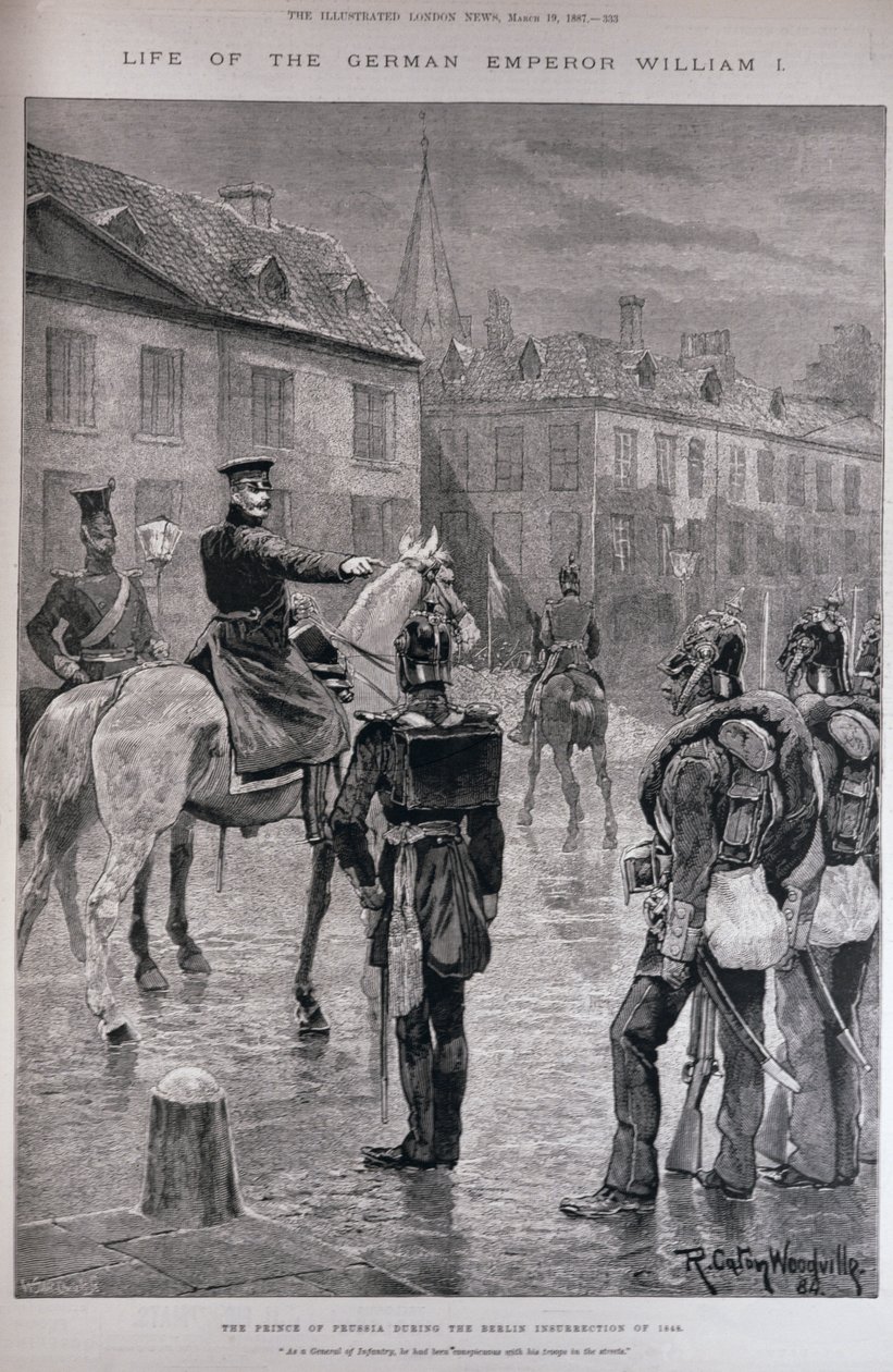 Prinsen av Preussen under Berlinupproret 1848, från 