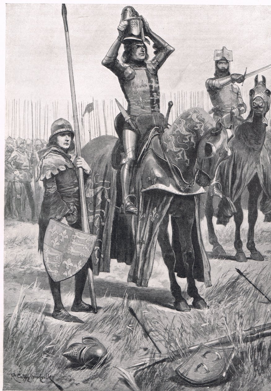 Sedan sa Sir John Chandos Sire, Ride Forward, The Day is Yours, illustration från 
