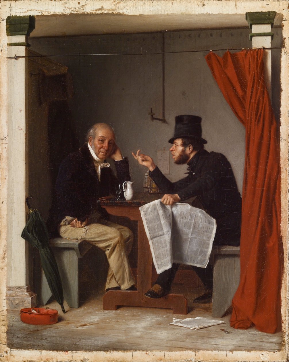 Politics in an Oyster House av Richard Caton Woodville