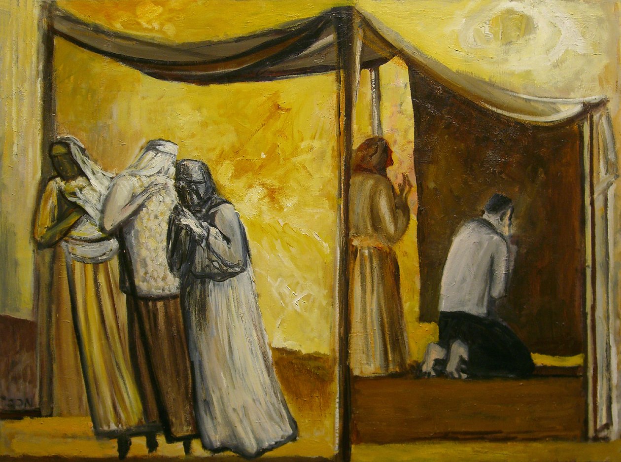 Abraham Praying  av Richard Contemporary Artist Mcbee