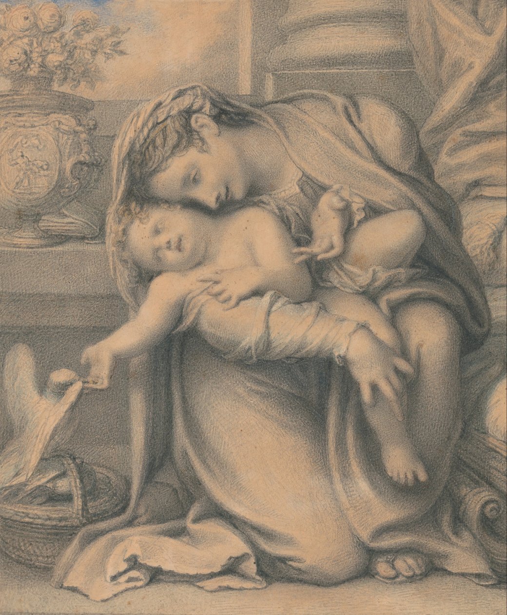 Madonna och barn av Richard Cosway