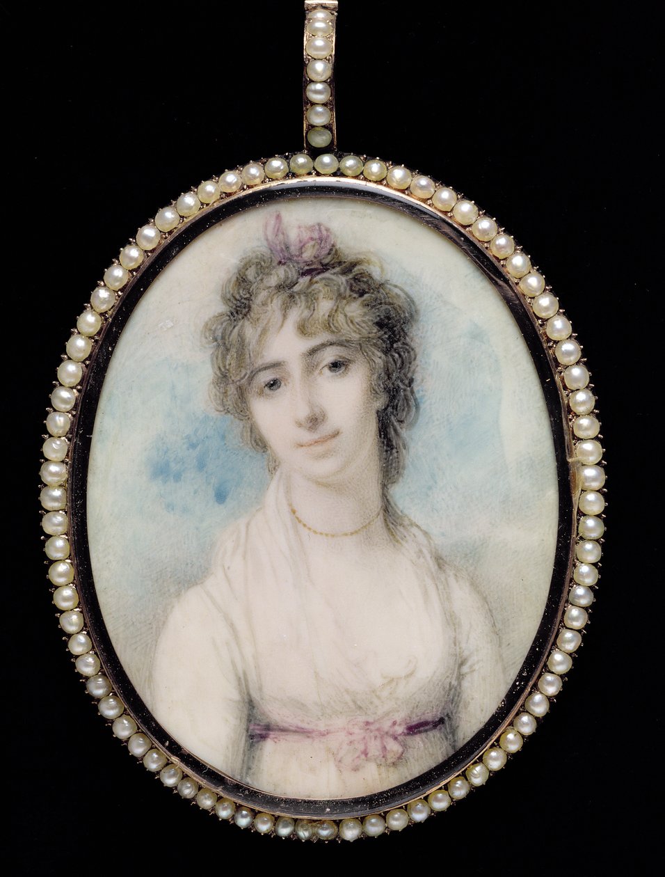 PD.200-1961 Porträttminiatur av Mrs Arbuthnot, Charles Arbuthnots första hustru, 1796 av Richard Cosway