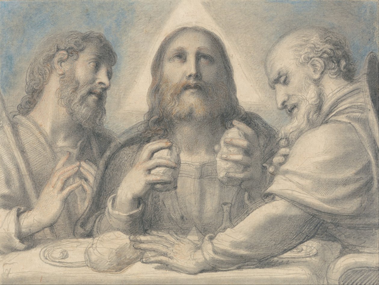 Kvällsmat på Emmaus av Richard Cosway