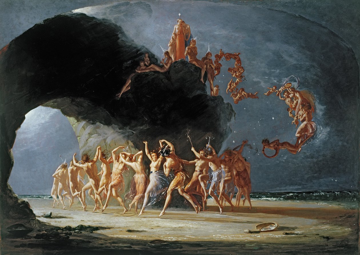 Kom till dessa gula sandar, 1842 av Richard Dadd