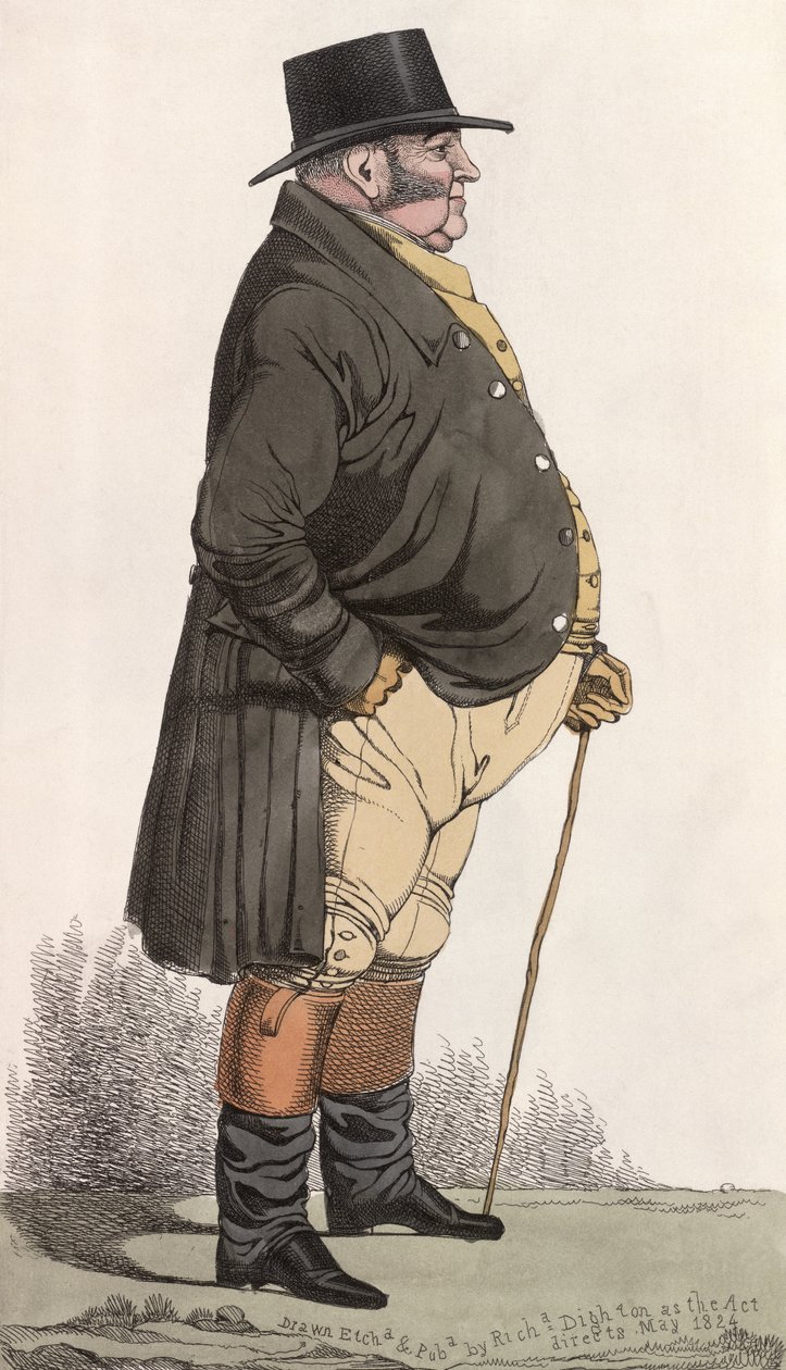 Mr. Goldsmith, bokillustration från `Dighton