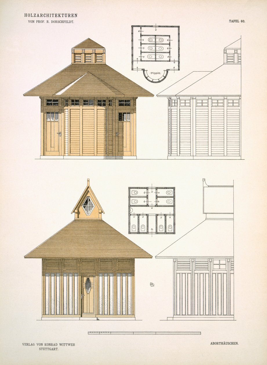 Arkitektur i trä, ca 1900 av Richard Dorschfeldt
