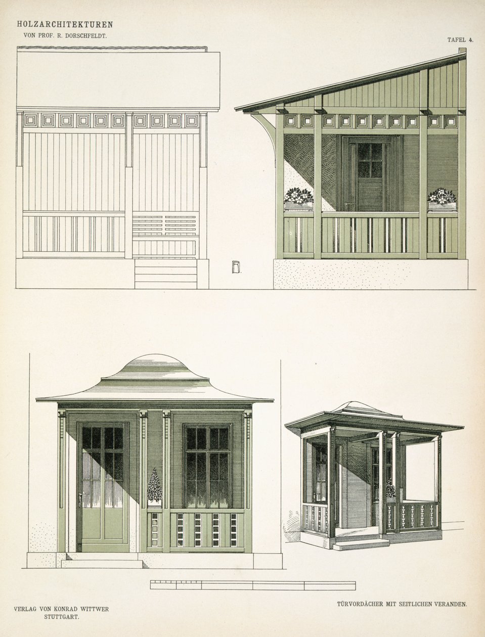 Arkitektur i trä, ca 1900 av Richard Dorschfeldt