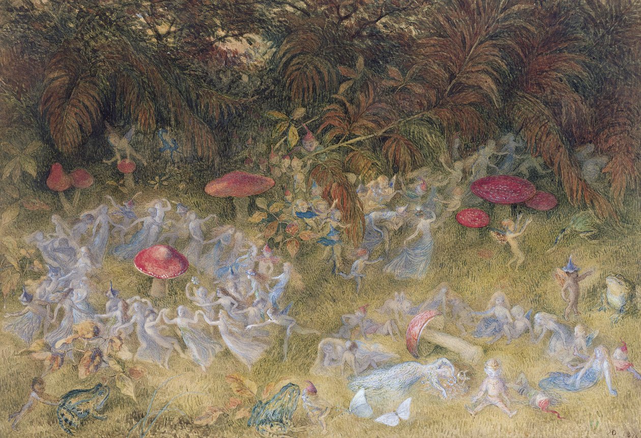 Fairy Rings and Padstools, 1875 av Richard Doyle
