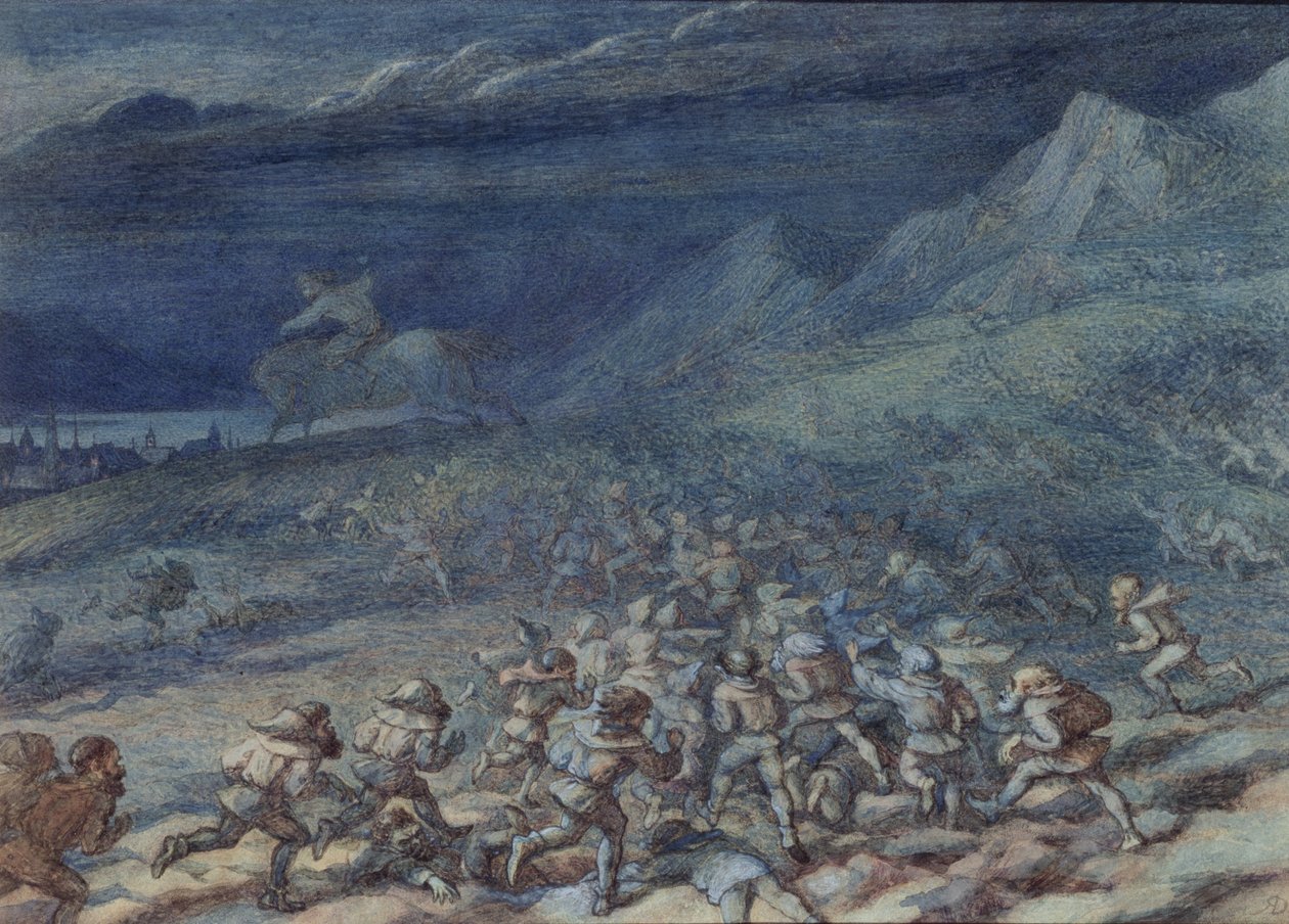 Altarbägaren i Aagerup (wc, gouache på papper) av Richard Doyle