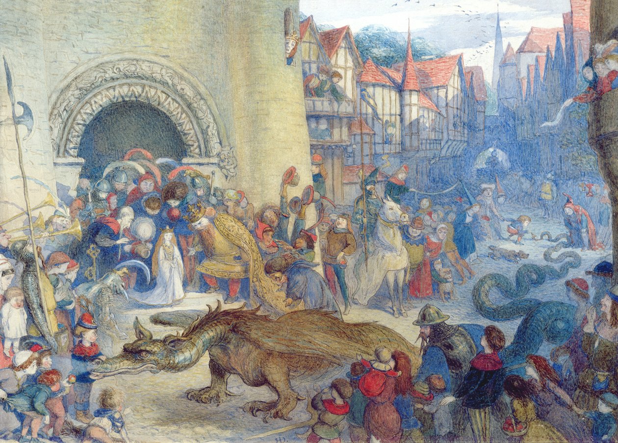 Den lilla prinsessans födelsedagsdrake av Richard Doyle