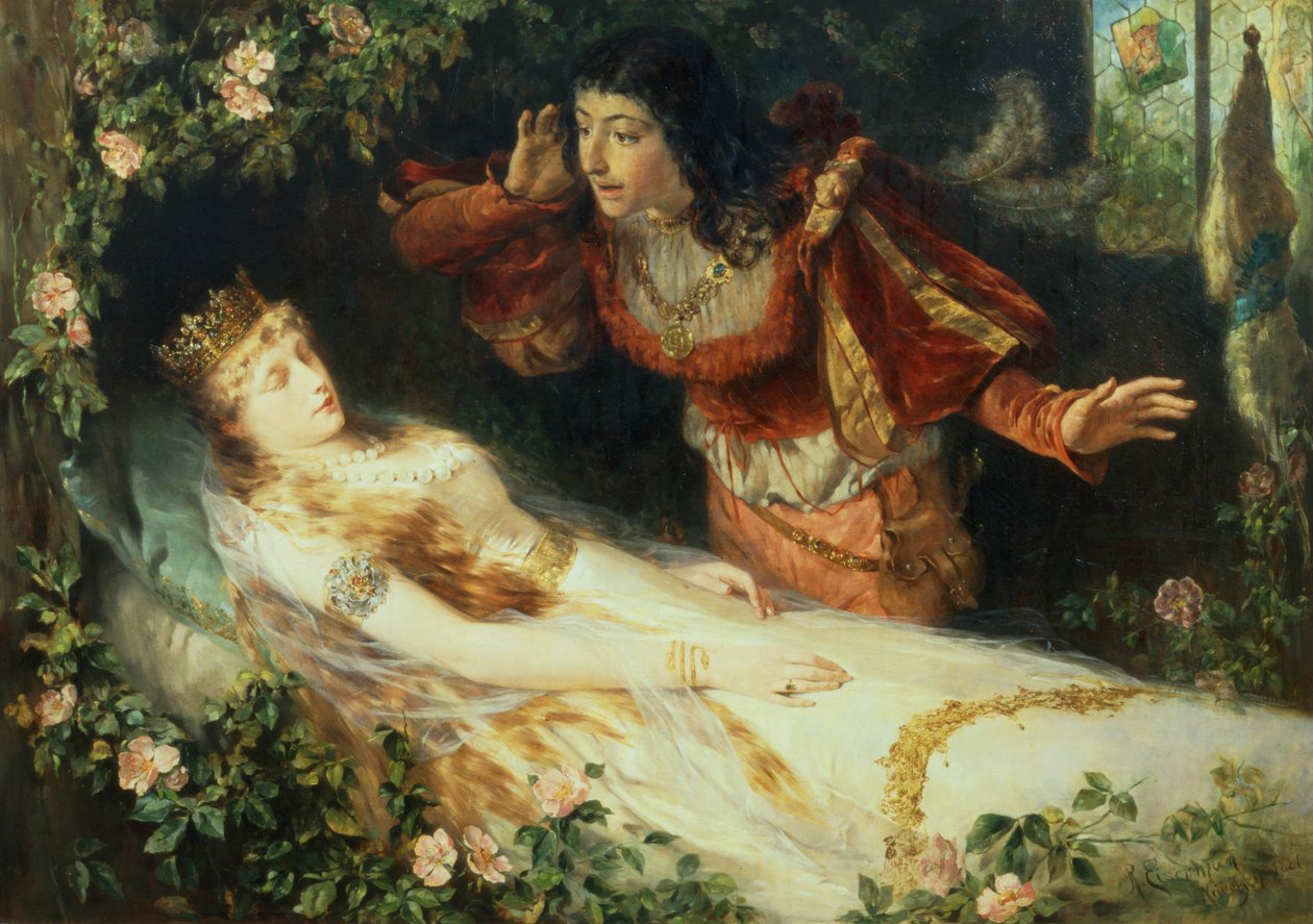 Törnrosa, 1881 av Richard Eisermann
