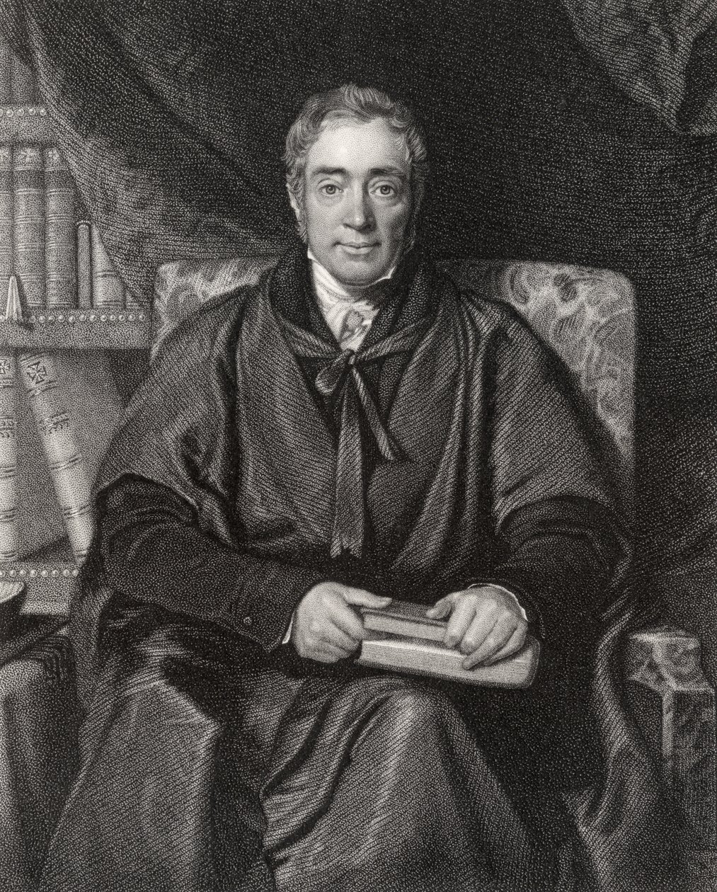 Pastor Samuel Lee, graverad av William Thomas Fry (1789-1843) från "National Portrait Gallery, volume V", publicerad omkring 1835. av Richard Evans