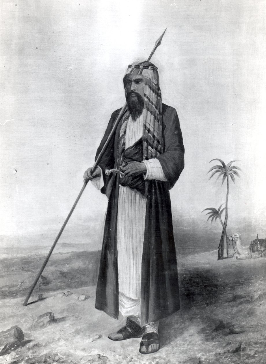 Porträtt av Richard Burton (1821-90) (färgstick) av Richard Francis Burton