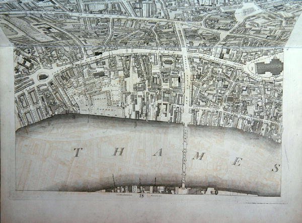Plan of the City of London, publicerad 1813 (se 247355-247357) av Richard Horwood