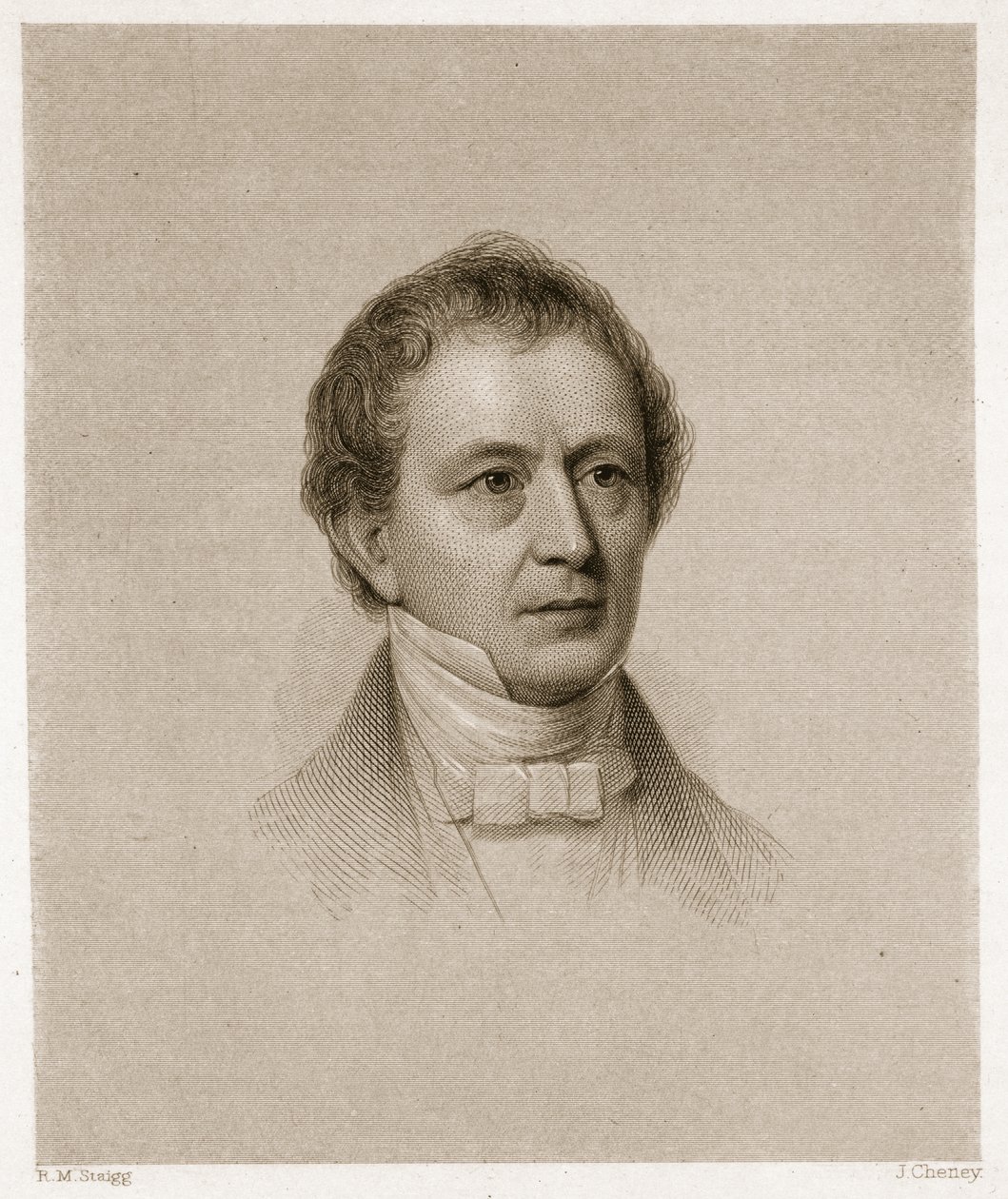 Edward Everett, graverad av John Cheney (1801-85) av Richard Morrell Staigg