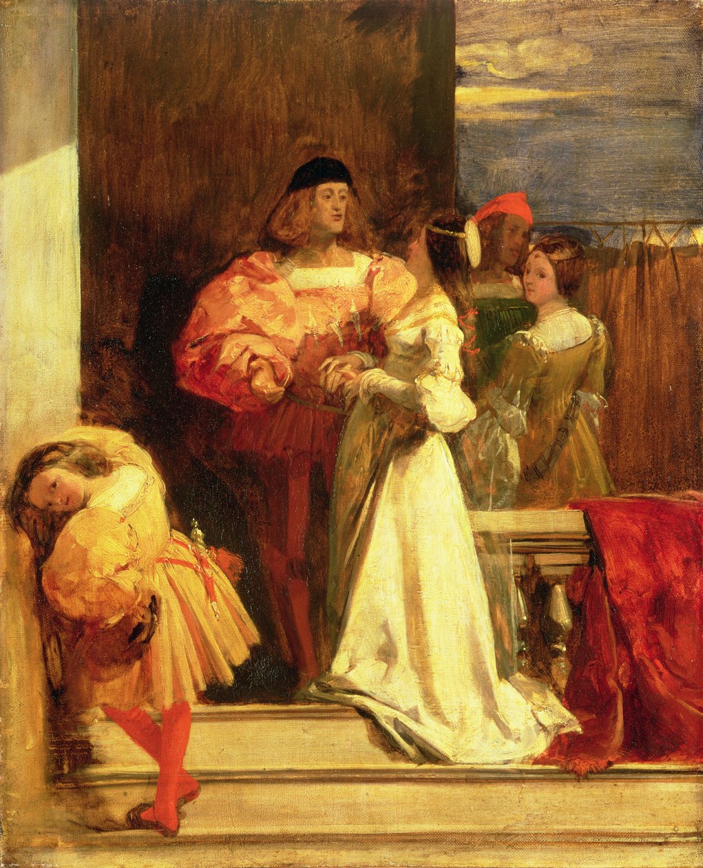 Kväll i Venedig, 1826-28 av Richard Parkes Bonington