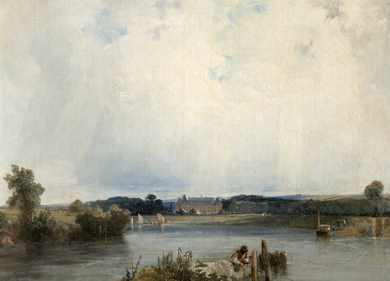 Hertiginnan av Berrys slott, 1823-25 av Richard Parkes Bonington