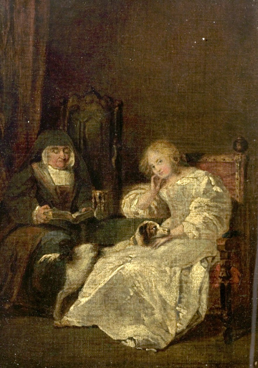 Meditation av Richard Parkes Bonington
