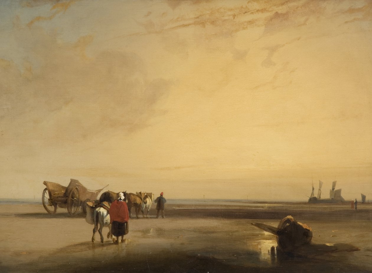 Normandiesand av Richard Parkes Bonington