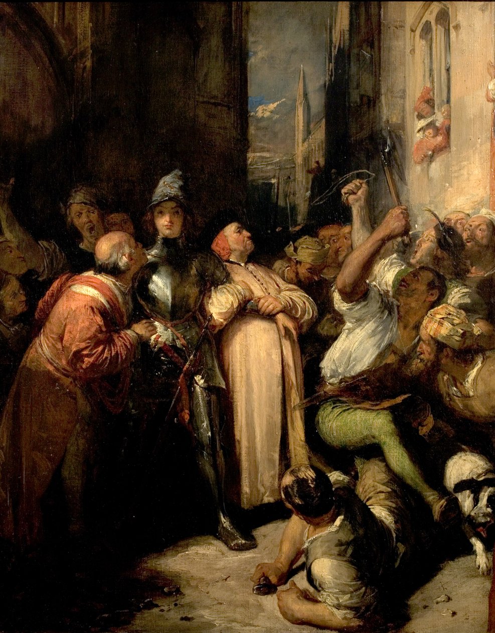 Quentin Durward i Liege, Belgien, 1827-28 av Richard Parkes Bonington